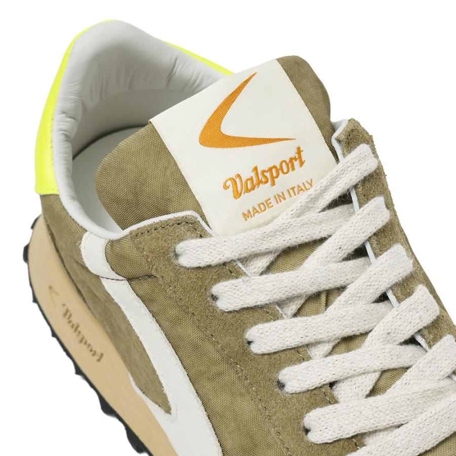 VALSPORT ヴァルスポルト START HERITAGE NYLON VINTAGE FLUO スタート ヘリテージ ナイロンヴィンテージ スニーカー VSR3041M OLIVEの画像