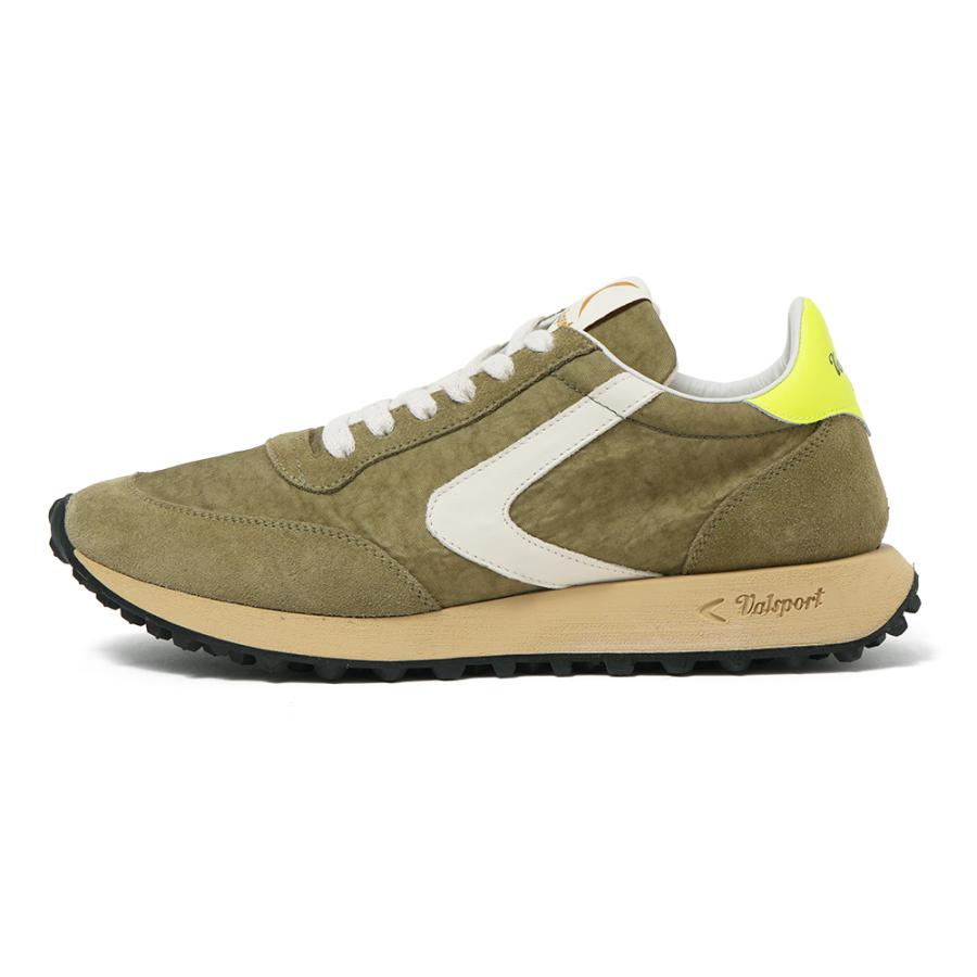 VALSPORT ヴァルスポルト START HERITAGE NYLON VINTAGE FLUO スタート ヘリテージ ナイロンヴィンテージ スニーカー VSR3041M OLIVEの画像
