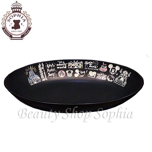パークモチーフ プレート ブラック 雑貨シリーズ ディズニー グッズ お土産 東京ディズニーリゾート限定 Disney ビューティーショップソフィア 通販 Yahoo ショッピング