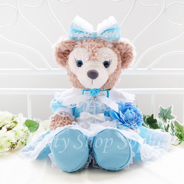 シェリーメイ ブルードレス ぬいぐるみsサイズ用 ぬいぐるみ別売 オリジナル オリジナルデザイン グッズ コスチューム ハンドメイド 単品 服 洋服 オンラインショッピング コスチューム