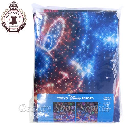 ミッキー フレンズ カーテン 夜空デザイン 花火柄 ディズニー グッズ お土産 東京ディズニーリゾート限定 Disney ビューティーショップソフィア 通販 Yahoo ショッピング