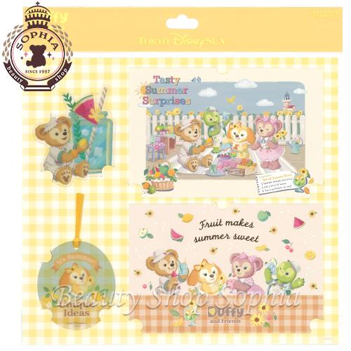 直営店 ダッフィー フレンズ ポストカード ブックマーカー テイスティサマーサプライズ 22 ディズニー グッズ お土産 東京ディズニーシー限定
