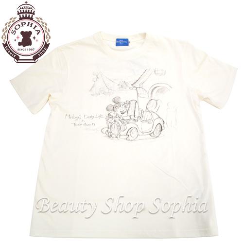 ミッキーマウス Tシャツ 愛車 S M L Ll スケッチデザイン ミッキーの日常 ディズニー グッズ お土産 東京ディズニーリゾート限定 Disney ビューティーショップソフィア 通販 Yahoo ショッピング