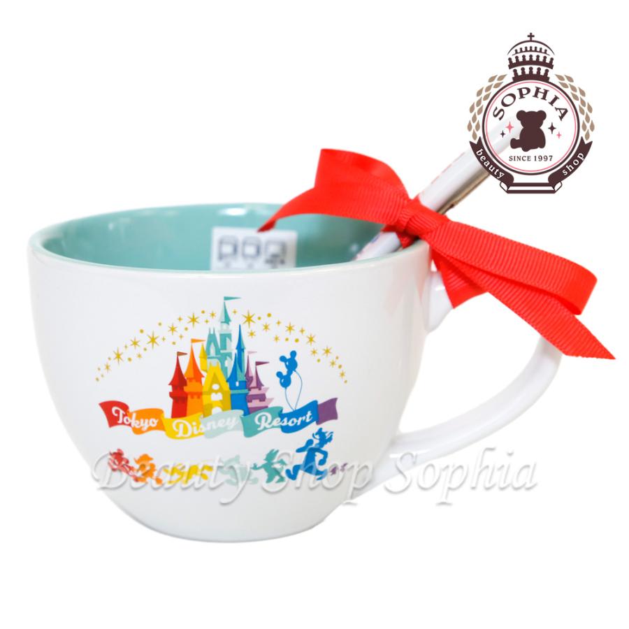ミッキー フレンズ マグカップ スプーン ホワイト ドリーミングインカラー 食器 ディズニー グッズ お土産 東京ディズニーリゾート限定 Disney ビューティーショップソフィア 通販 Yahoo ショッピング