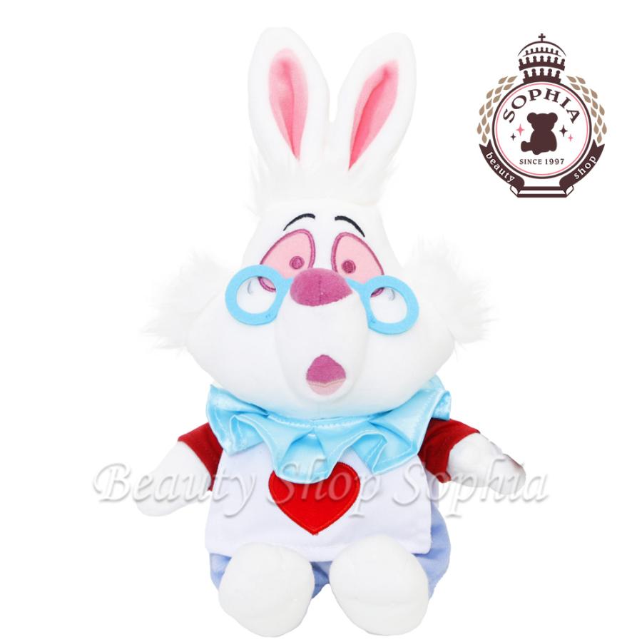 白うさぎ ぬいぐるみ ふしぎの国のアリス ディズニー グッズ お土産(東京ディズニーリゾート限定) :disney14508:ビューティーショップソフィア 通販 不思議の国のアリス 総柄 エコバッグ、白うさぎ巾着