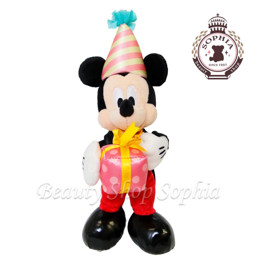 ミッキーマウス ぬいぐるみバッジ 2023 誕生日 記念 バースデー