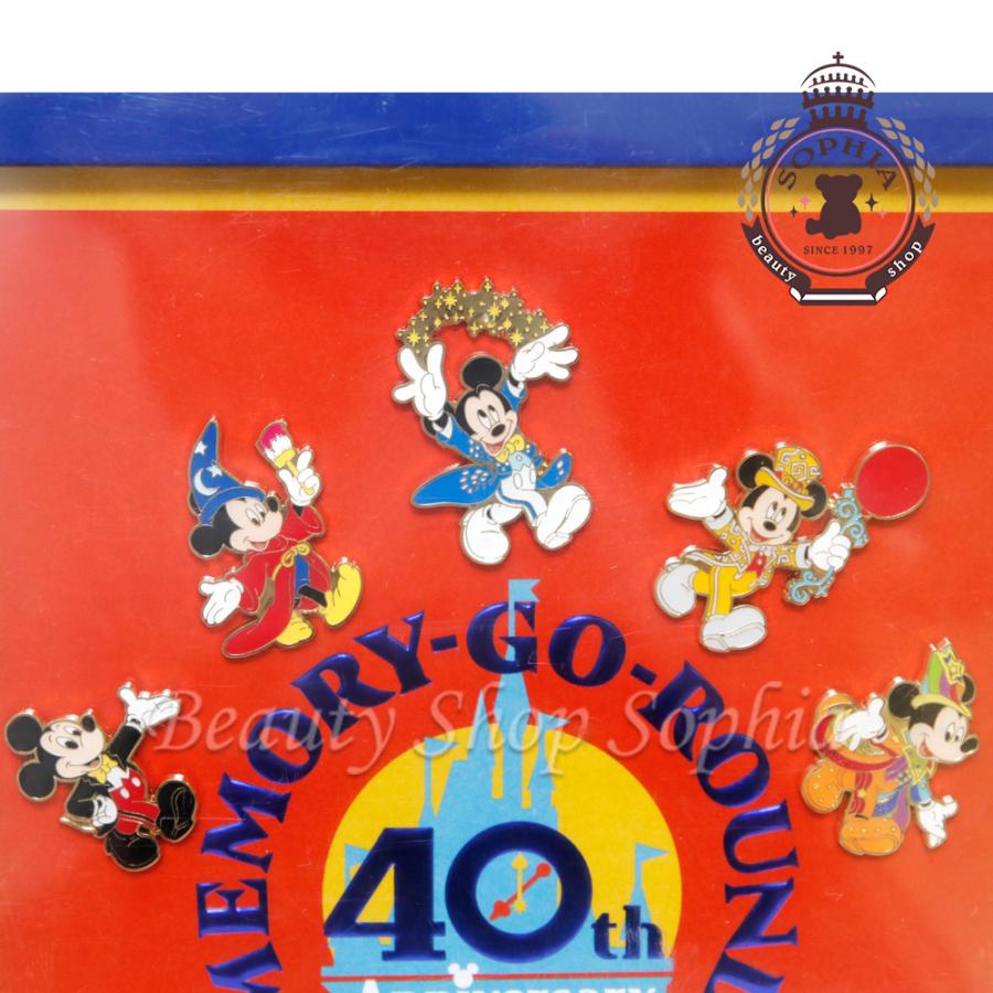 ミッキーマウス ピンバッジセット 40周年 アニバーサリー メモリーゴーラウンド 2023 40th ディズニー グッズ お土産(東京ディズニーリゾート限定)  disney15048 ビューティーショップソフィア 通販 