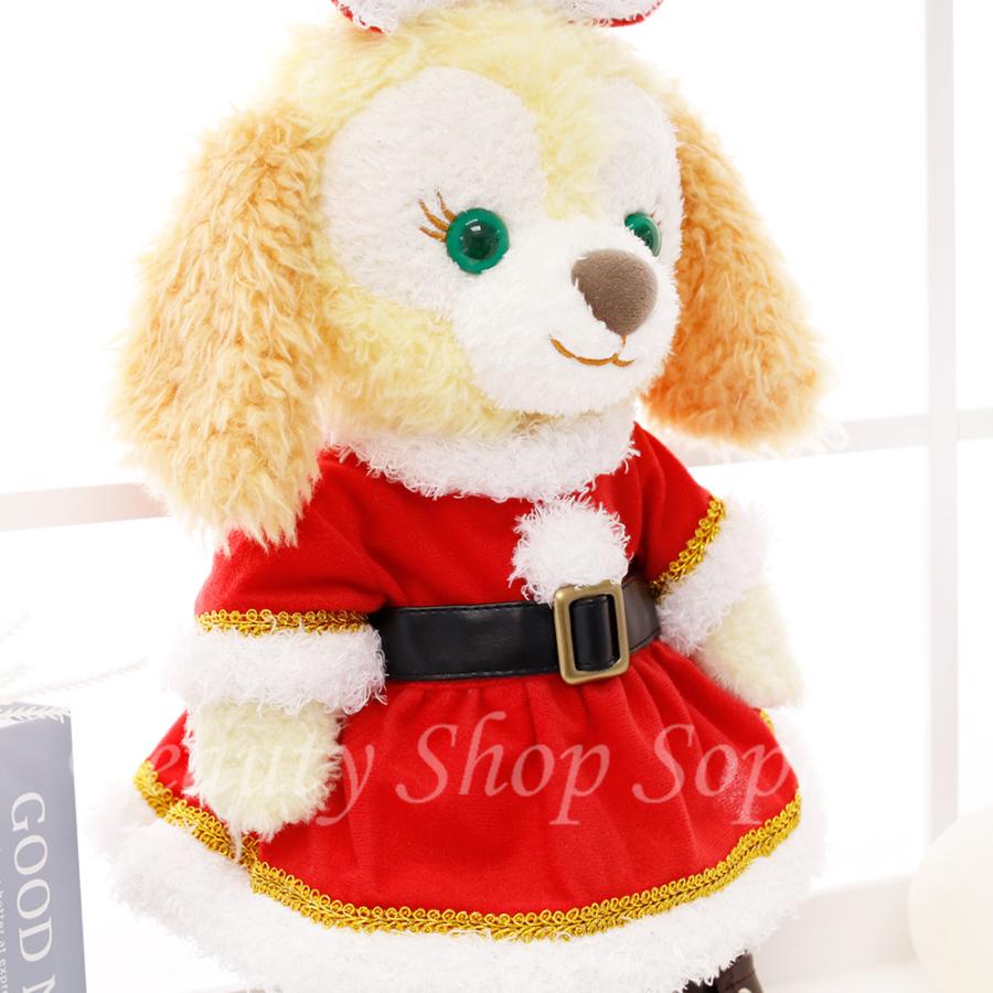 クッキーアン用 ケープ付クリスマスコスチューム 服 単品 ぬいぐるみ別売 （オリジナル ハンドメイド） ぬいぐるみSサイズ用 洋服 プレゼント ギフト｜duffy-0080｜03