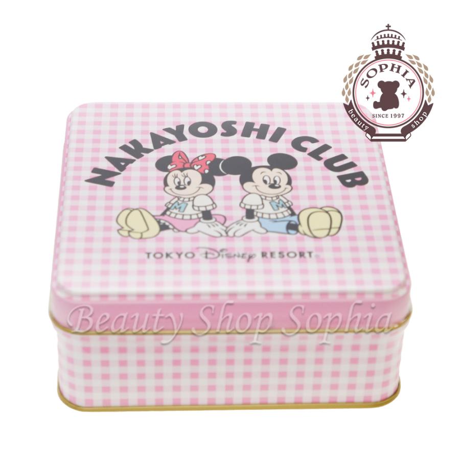 ミッキー&ミニー 缶入りクッキー NAKAYOSHI CLUB お菓子 ミッキー&ミニー 缶入りクッキー NAKAYOSHI CLUB お菓子