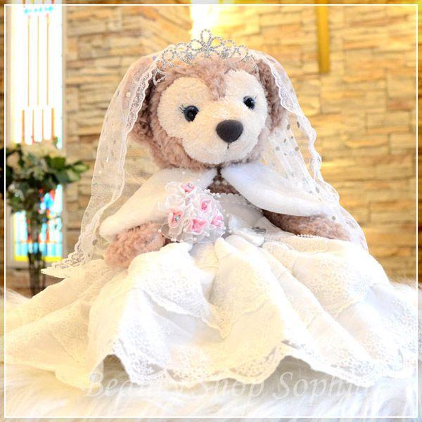 世界的に有名な シェリーメイ コスチューム ケープ付きウェディングドレス 単品 オリジナル ハンドメイド 手作り ウェルカムベア ウエディング 結婚式 ぬいぐるみ別売 Materialworldblog Com