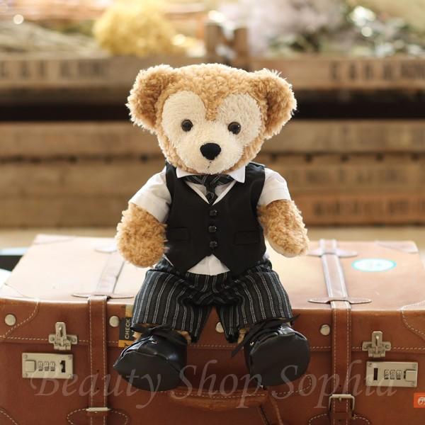 ダッフィー タキシード モーニング 黒 燕尾服 単品 ぬいぐるみ別売 オリジナル ハンドメイド ウェルカムベア 結婚祝い 結婚式 コスチューム Disney91 ビューティーショップソフィア 通販 Yahoo ショッピング