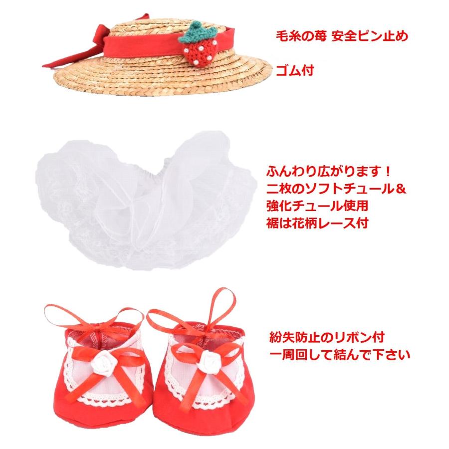 Disney（ディズニー） クッキーアン 服 着せ替え コスチューム 苺