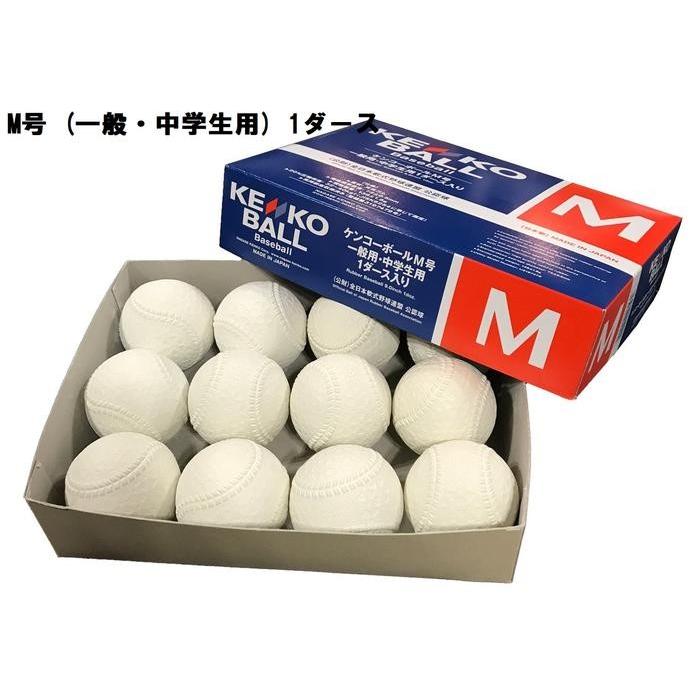 ナガセケンコー(KENKO) 軟式 野球 ボール 公認球 M号 (一般・中学生用 