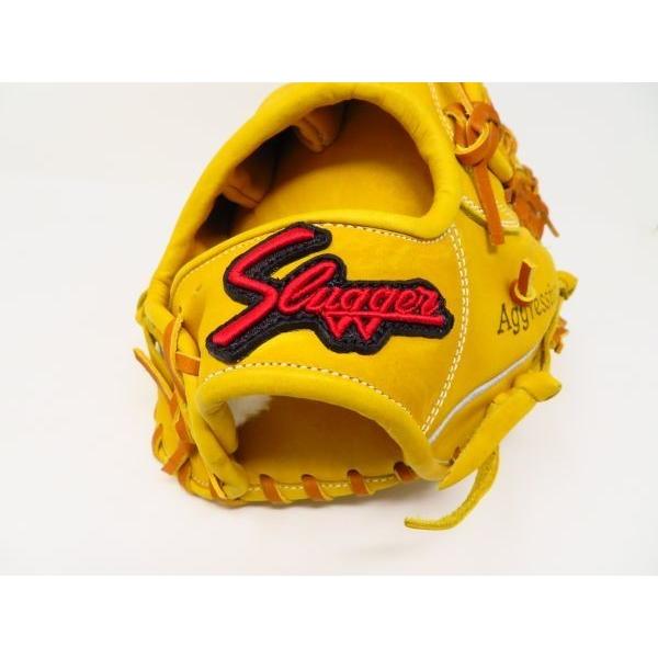 久保田スラッガー 軟式 オーダーグラブ グローブ 外野手用 KSN-SPY 限定 SLUGGER 湯もみ加工無料 【当店オリジナル♪】 SPY ：Gイエロー