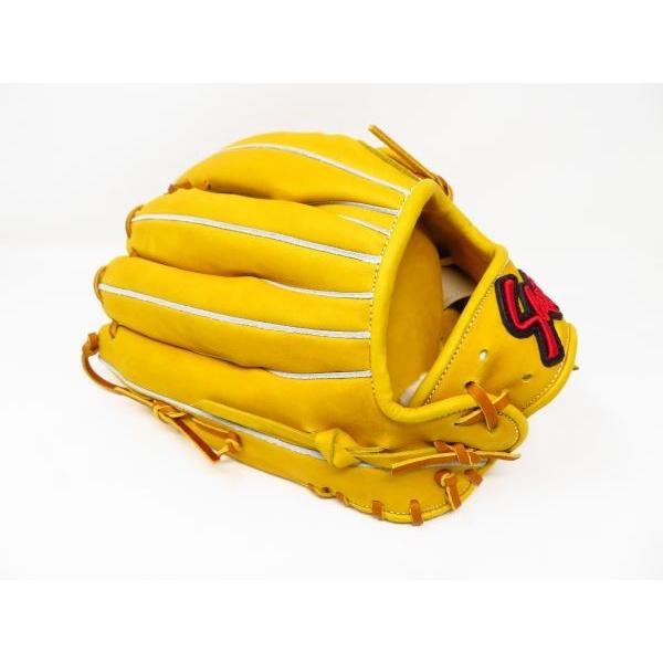 久保田スラッガー 軟式 オーダーグラブ グローブ 外野手用 KSN-SPY 限定 SLUGGER 湯もみ加工無料 【当店オリジナル♪】 SPY ：Gイエロー