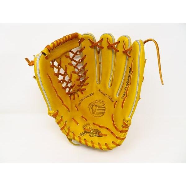 久保田スラッガー 軟式 オーダーグラブ グローブ 外野手用 KSN-SPY 限定 SLUGGER 湯もみ加工無料 【当店オリジナル♪】 SPY ：Gイエロー