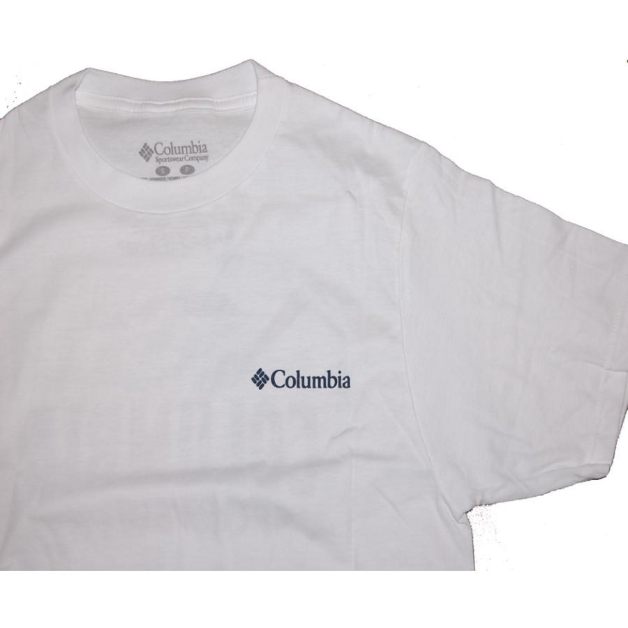 コロンビア Columbia  USA限定 Tシャツ SPORTS WEAR WHITE｜dukesstore｜03