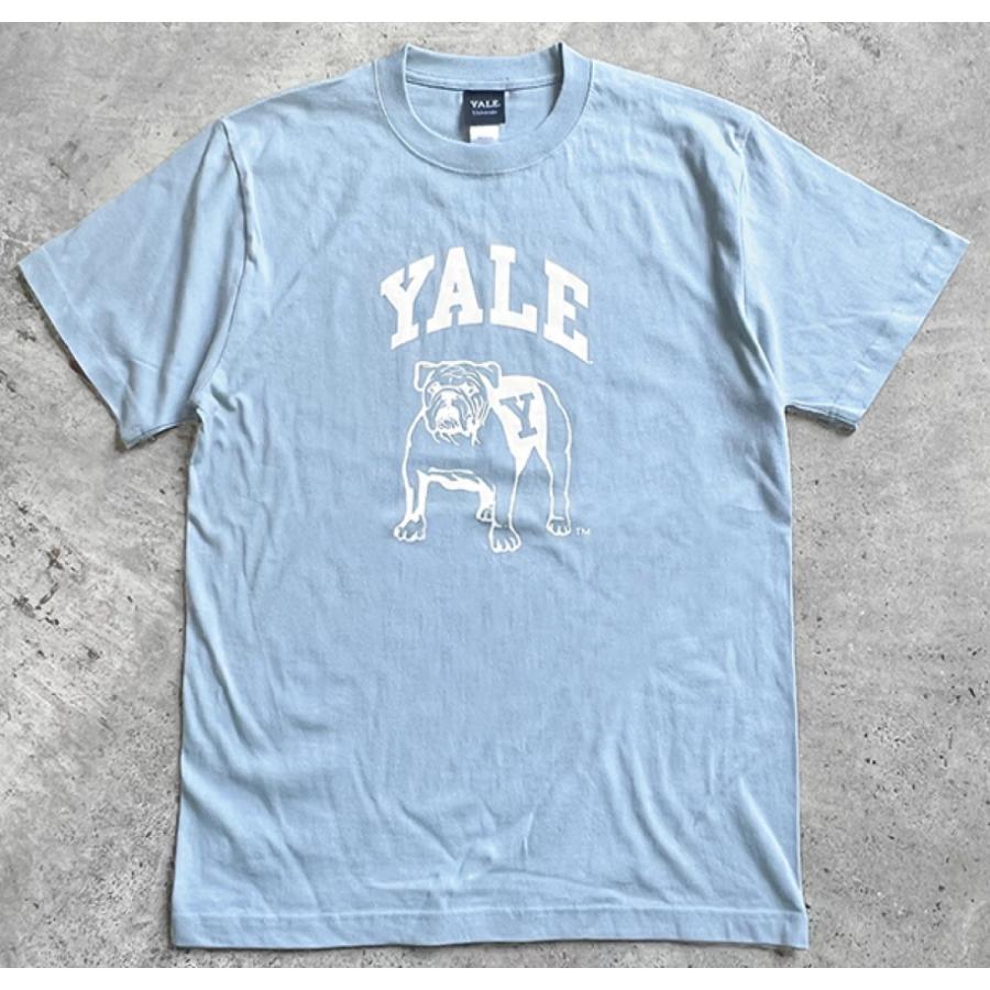 送料無料! YALE イェールオフィシャルライセンスTシャツ / T-SHIRTS カレッジプリント 半袖 Acid Blue : インポート ...