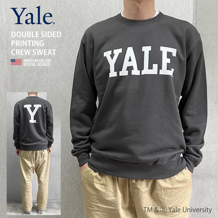 カレッジプリント スウェット クルーネック YALE UNIVERSITY イエール