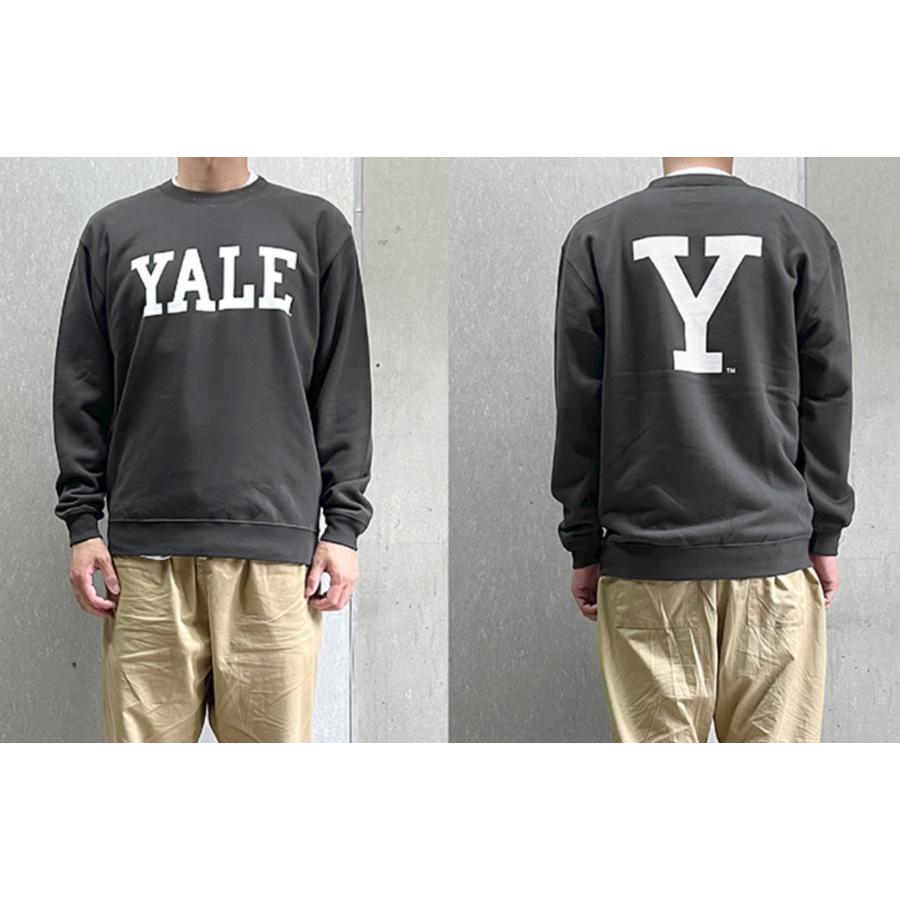 カレッジプリント スウェット クルーネック YALE UNIVERSITY イエール