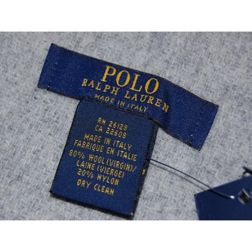 Polo RalphLauren ポロ ラルフローレン WOOLマフラー ビックポニー GREY｜dukesstore｜03