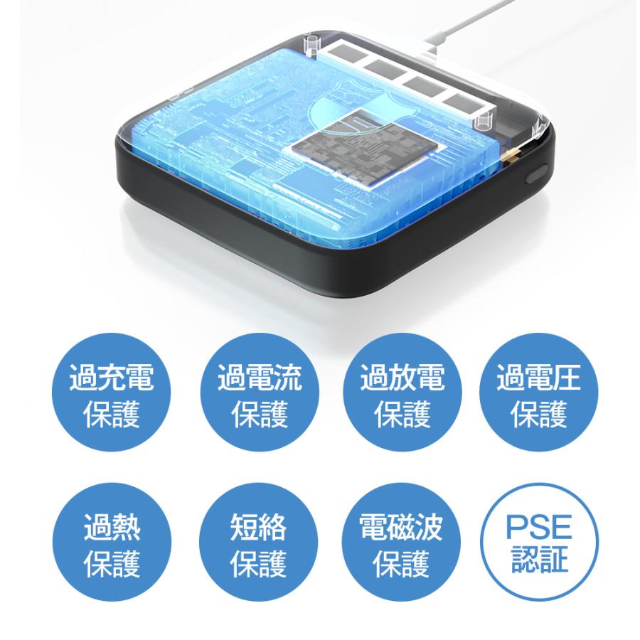 MOTTARI モバイルバッテリー 20000mAh 超小型 大容量 2.1A急速充電 スマホ充電器 type-c タイプc蓄電対応 残量表示 懐中電灯 iPhone/Android各種対応 PSE認証済 |  | 16