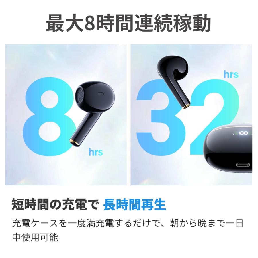 最高コスパ」E8ワイヤレスイヤホン Bluetooth5.3 超指向性 音漏れゼロ