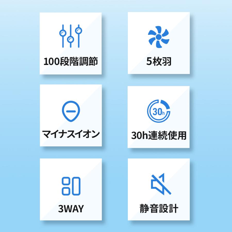 速冷」ハンディファン 100段階調整 -18℃体感 ポータブル扇風機 冷却
