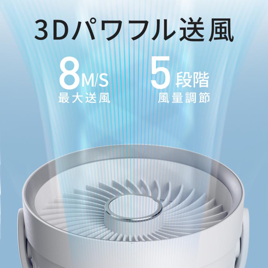 2025革新＆3D首振り】クリップ扇風機 卓上扇風機 USB充電式 大