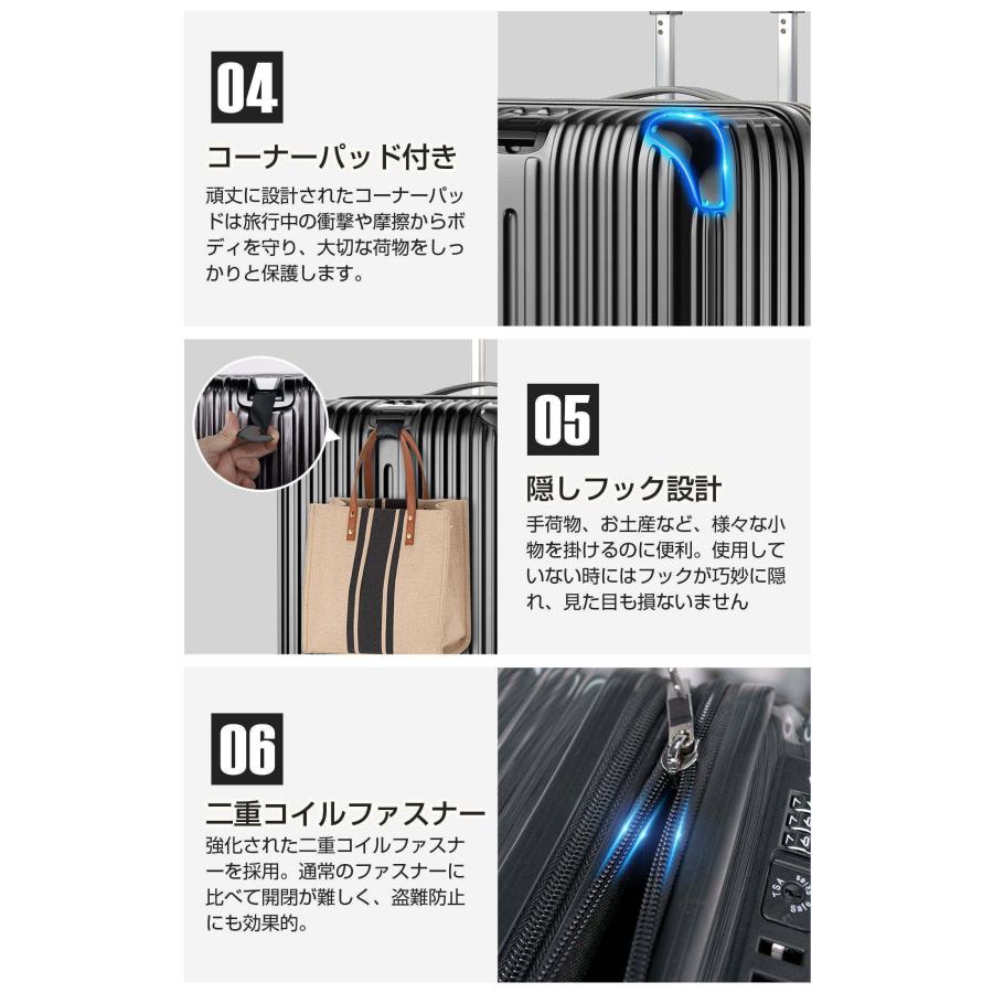 【ClioClio】スーツケース キャリーケース キャリーバッグ 拡張機能付 Amazon | [ClioClio] スーツケース キャリーケース キャリー