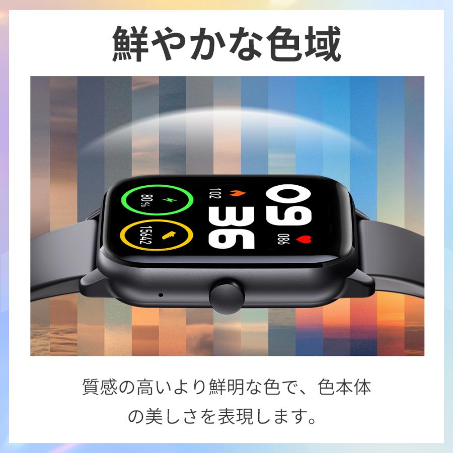 最新型itDEAL スマートウォッチ Bluetooth5.4 通話機能付 1.96インチ大