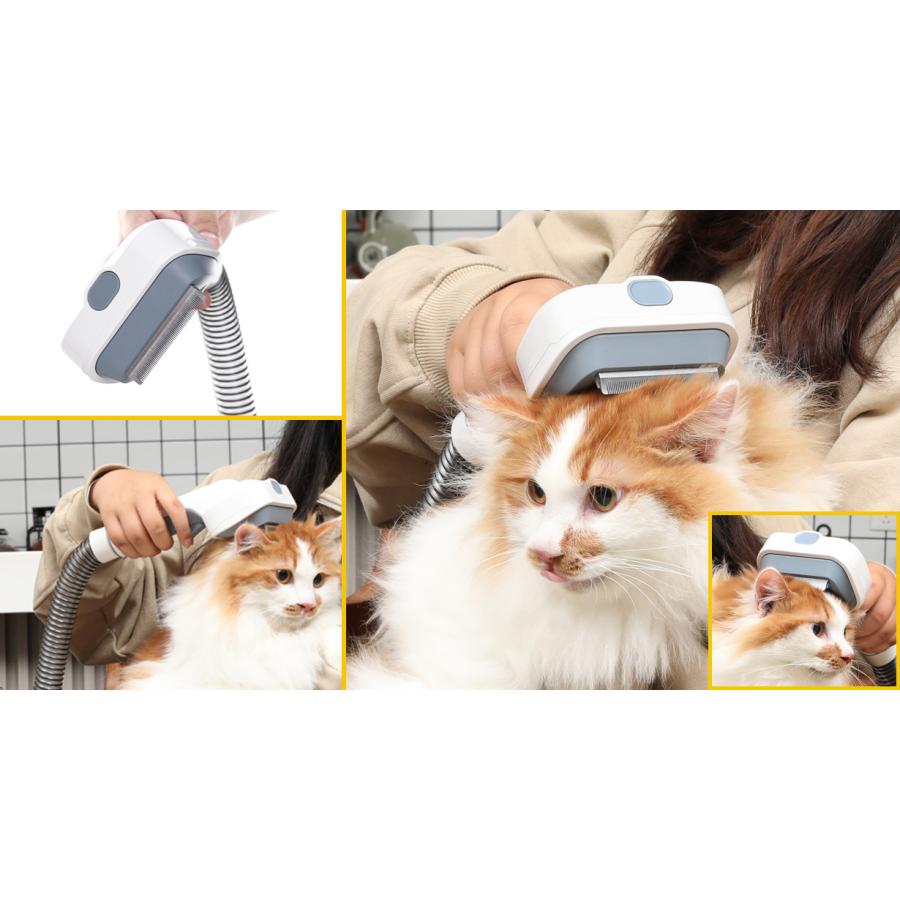 ペット掃除機 猫 犬 トリミング 電動クリーナー 超静音 ペットバリカン