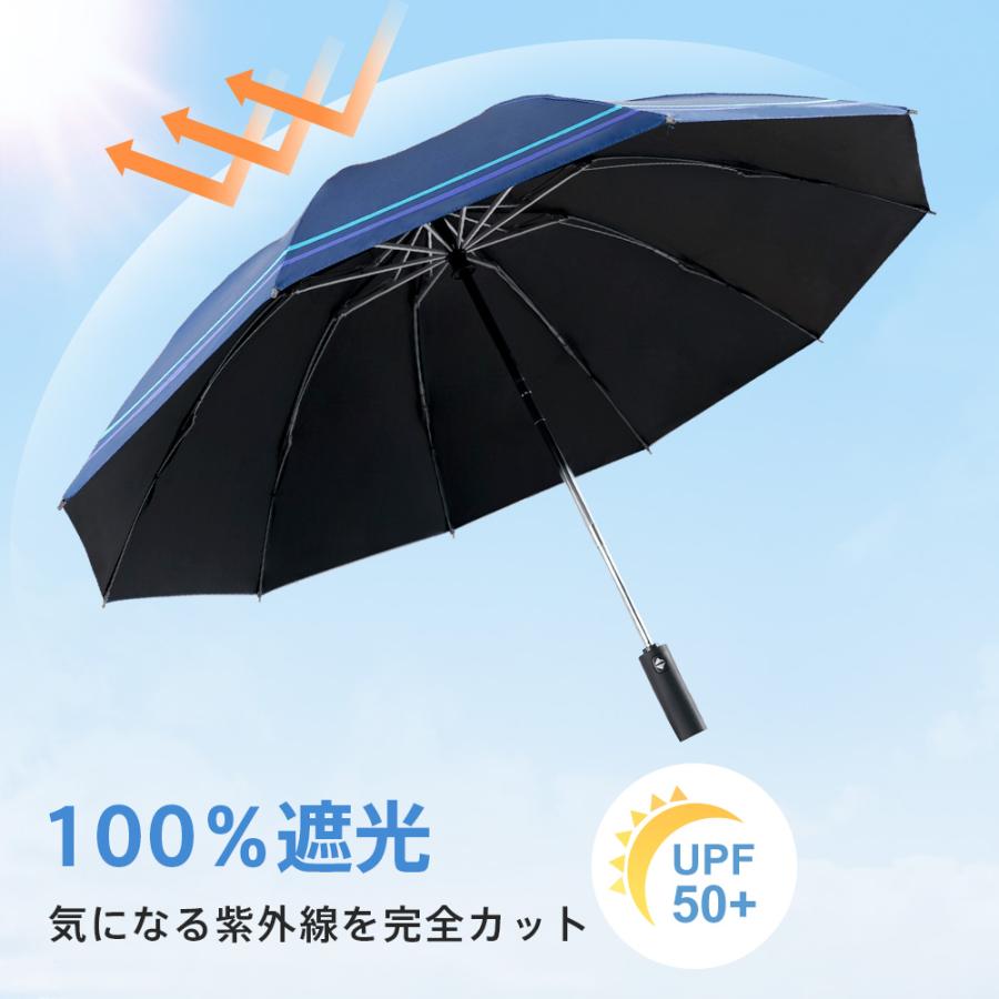 「在庫処理」傘 晴雨兼用 逆さ傘 折りたたみ傘 日傘 雨傘 晴雨傘 大きいめサイズ 99.9%UVカット 遮熱 自動開閉 10本骨 耐強風 軽量 UV対策 熱中症対策 男女兼用 |  | 15