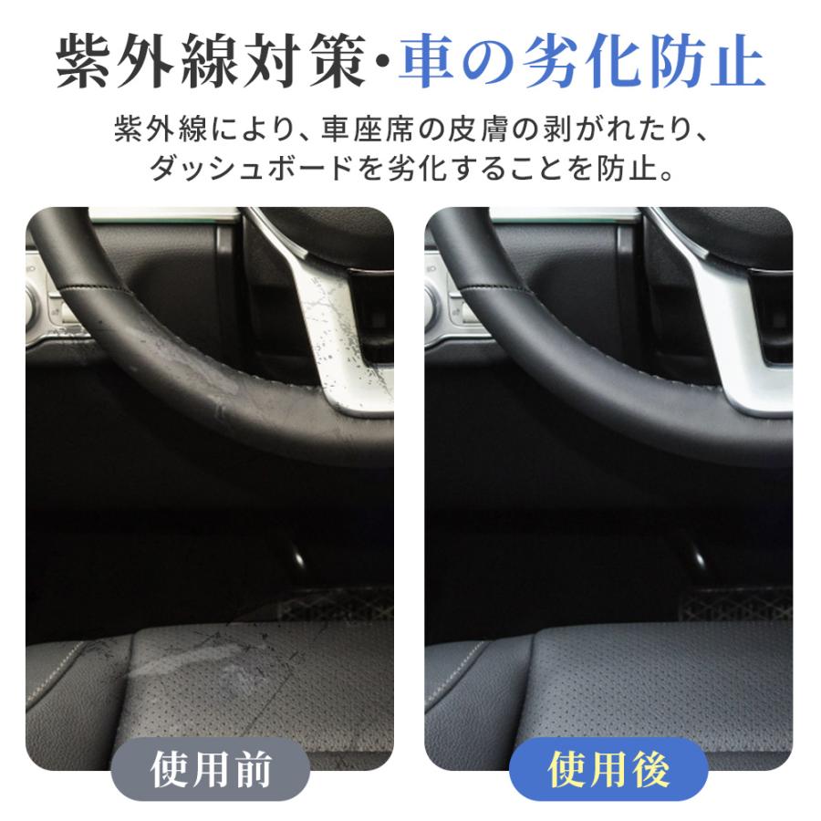 サンシェード 日よけ 車用 折りたたみ傘 傘式 フロントガラス フロントサンシェード 8層加工 10本骨 uv 紫外線カット 紫外線対策 遮光 断熱 中大型SUV MPV適用 |  | 10