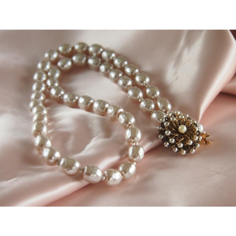 MIRIAM HASKELL ☆ミリアムハスケル 美品！クラスプもポイント 珠  