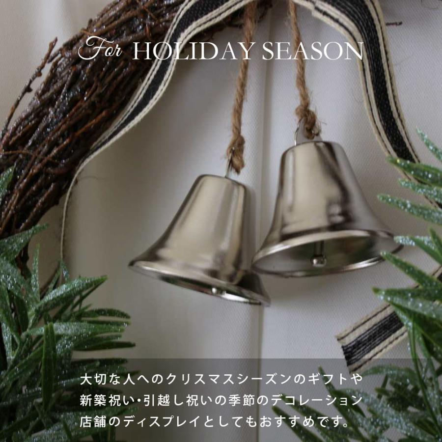 Coast to Coast オーストラリア直輸入 クリスマスリース ベル付き リボン付き 壁掛け 玄関 飾り クリスマス デコレーション リース 雑貨_5