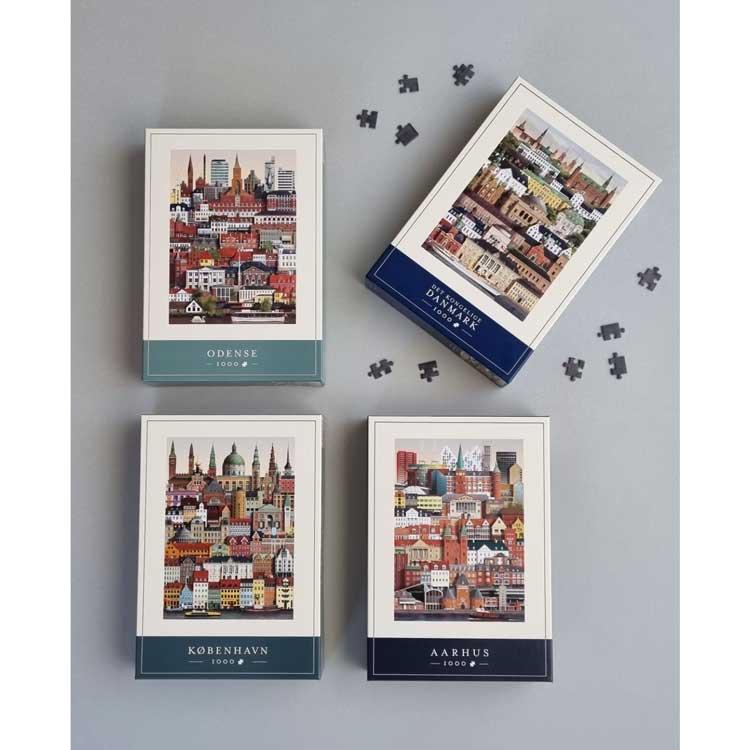 ジグソーパズル 1000ピース ヨーロッパ 街 風景 アート パリ ロンドン バルセロナ ベルリン ニューヨーク コペンハーゲン