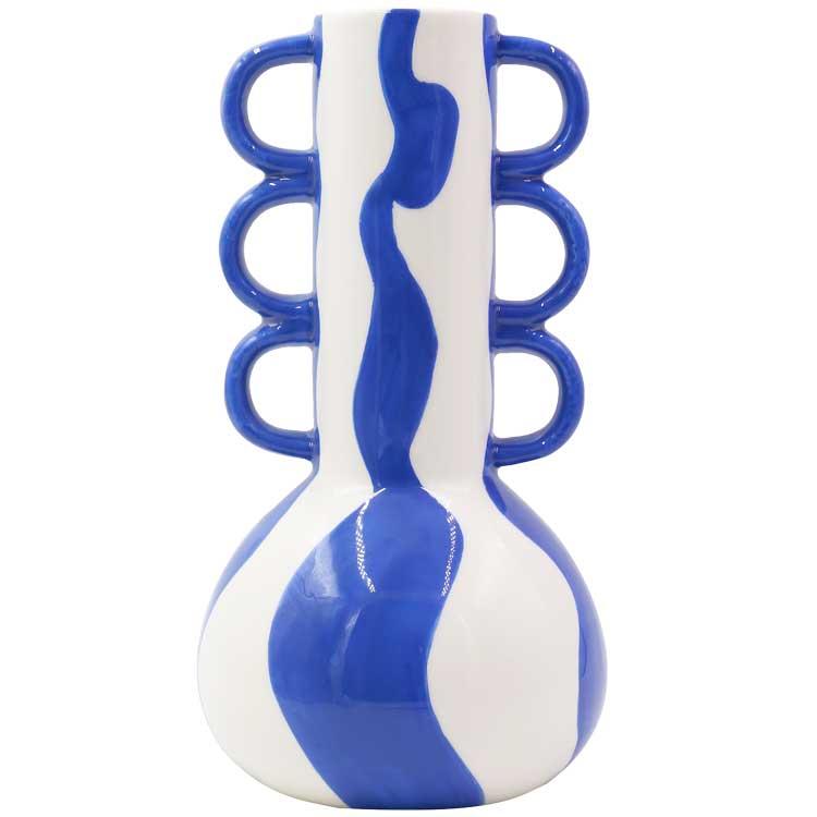 QUE RICO ケリコ トーマスボルドアンドブルー 花瓶 Flower Vase