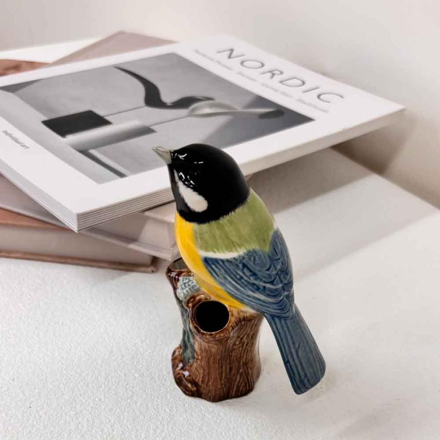 小花入れ 花瓶 シジュウカラ 野鳥 鳥 Great Tit Bud Vase ギフト