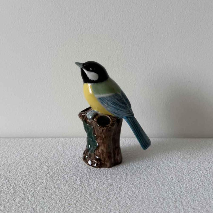 小花入れ 花瓶 シジュウカラ 野鳥 鳥 Great Tit Bud Vase ギフト