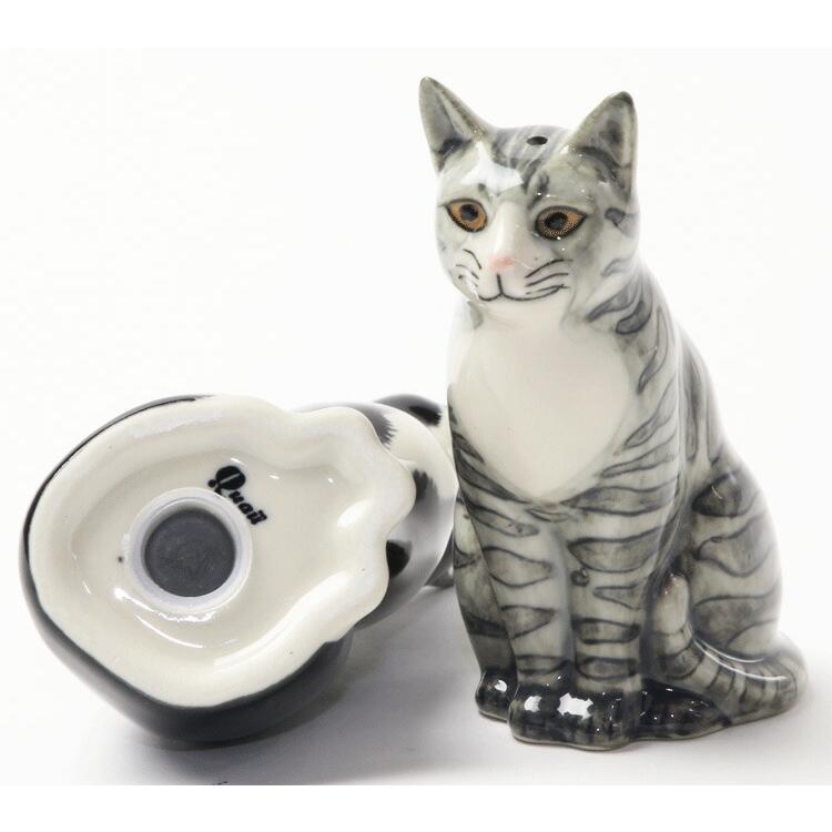ねこページ 塩コショウ入れ セット 調味料入れ 卓上 猫 ねこ Sadie/Smartie