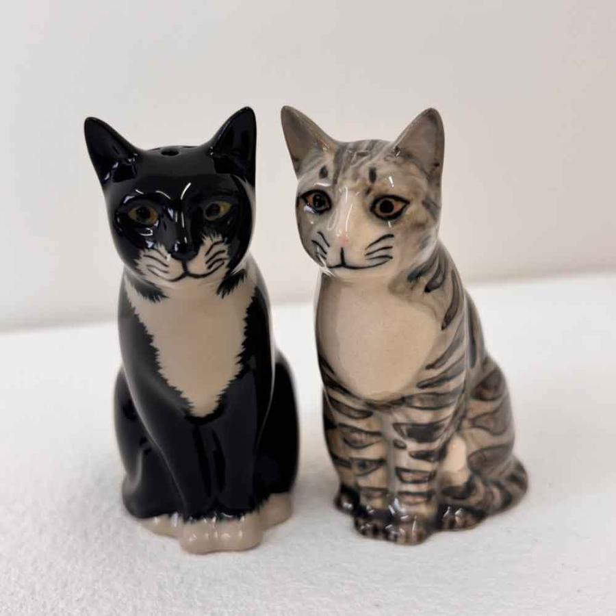 塩コショウ入れ セット 調味料入れ 卓上 猫 ねこ Sadie/Smartie S&P