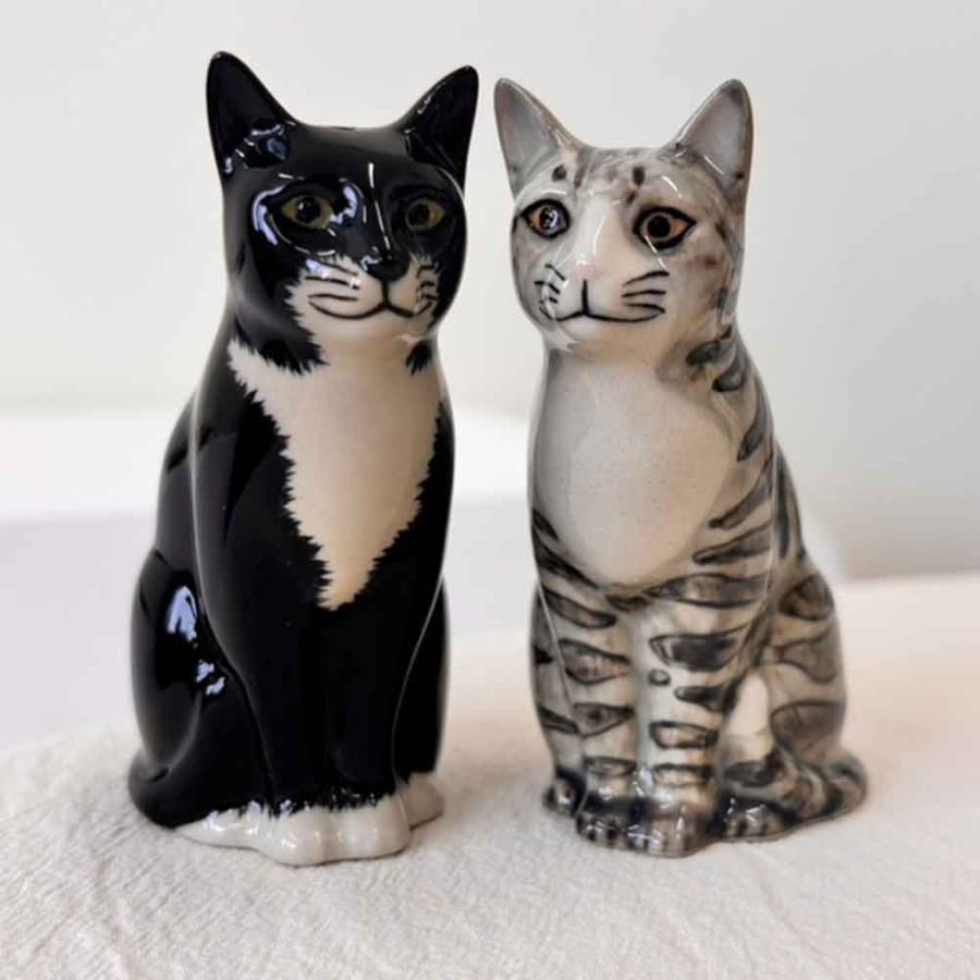 塩コショウ入れ セット 調味料入れ 卓上 猫 ねこ Sadie/Smartie S&P