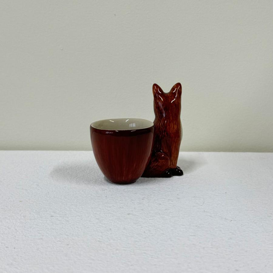 エッグスタンド エッグカップ ポット 卵 きつね キツネ 狐 動物 野生