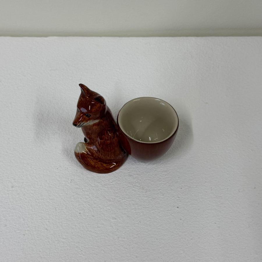 エッグスタンド エッグカップ ポット 卵 きつね キツネ 狐 動物 野生