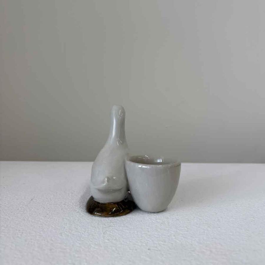 エッグスタンド エッグカップ ポット 卵 アヒル あひる 北京ダック