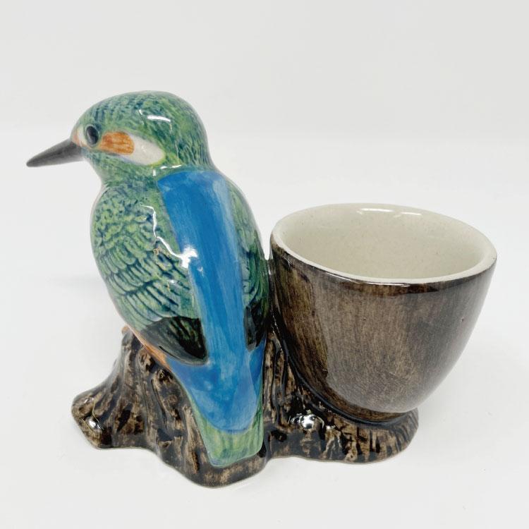 エッグスタンド エッグカップ 卵 ポット カワセミ 野鳥 鳥 Kingfisher