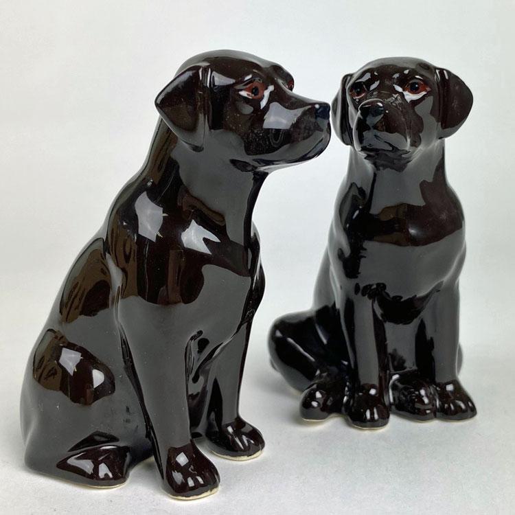 レノックス　フィギュア　フィギュリン　パピー　陶器製犬の置物3体セット ヴィンテージ犬のフィギュリン 陶器人形 イギリス 置物 ゴールデン