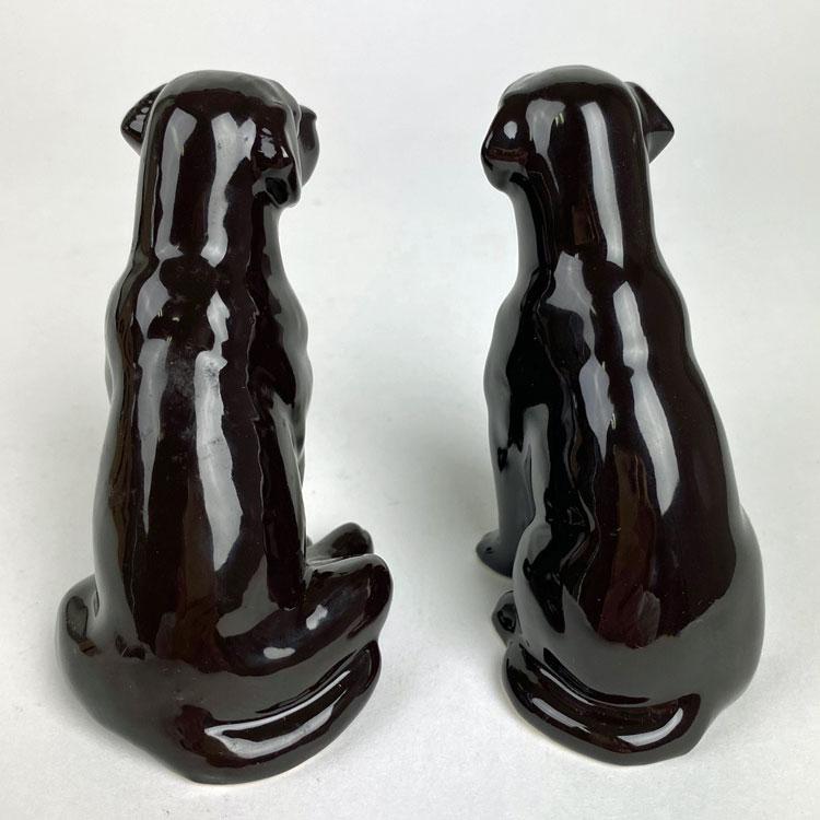 レノックス　フィギュア　フィギュリン　パピー　陶器製犬の置物3体セット ヴィンテージ犬のフィギュリン 陶器人形 イギリス 置物 ゴールデン