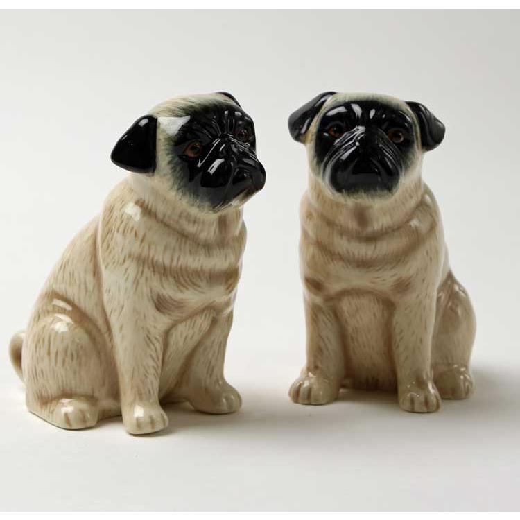フィギュア フィギュリン 置物 セット パグ 犬 Pug Fawn Figure